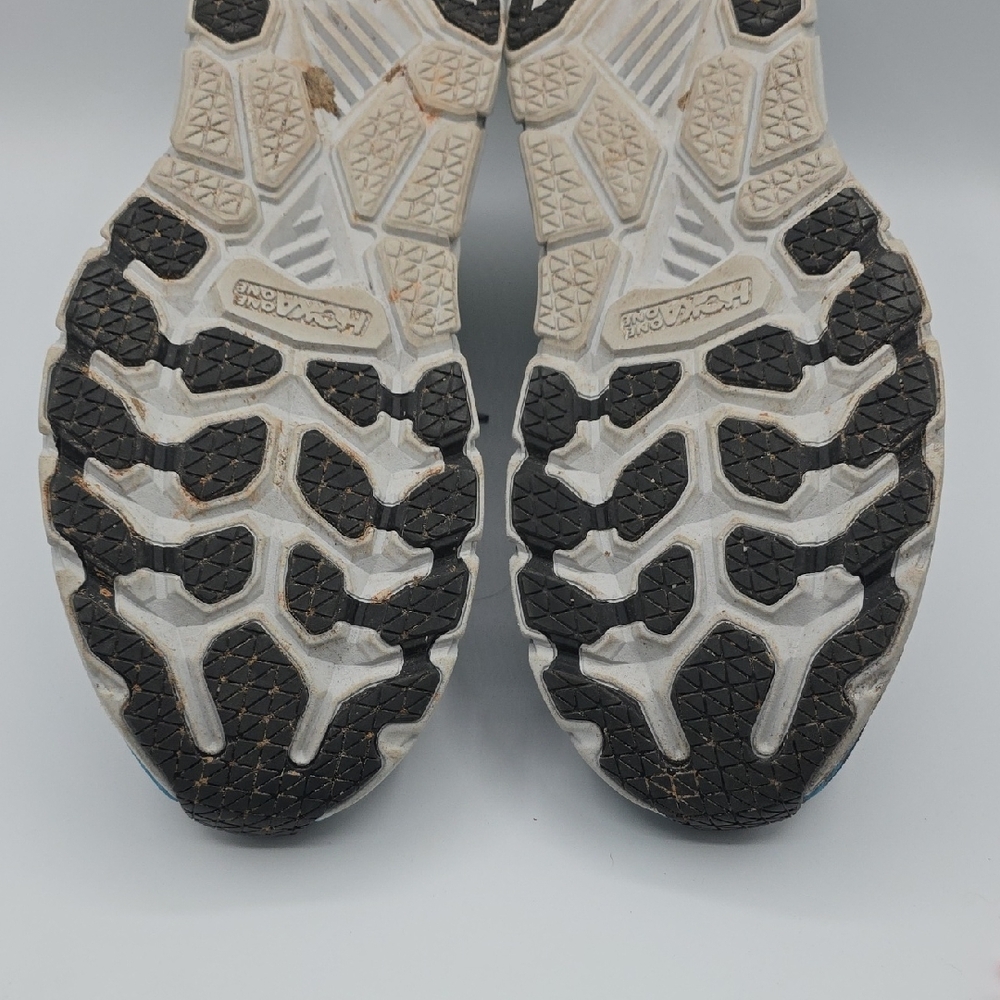 Hoka Men's Blue and Green Running Shoes - Picture 8 of 11
